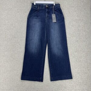 Wit & Wisdom Indigo Wide-Leg Jeans